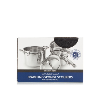 Spinneyshome Easy Grip Sparkling Sponge Scourers x 2
