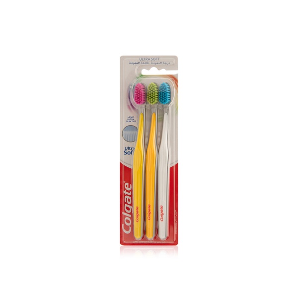 Colgate ultra soft toothbrush 3 pack - Spinneys UAE