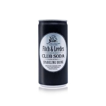 Fitch & Leedes Club Soda Water Can 200ml