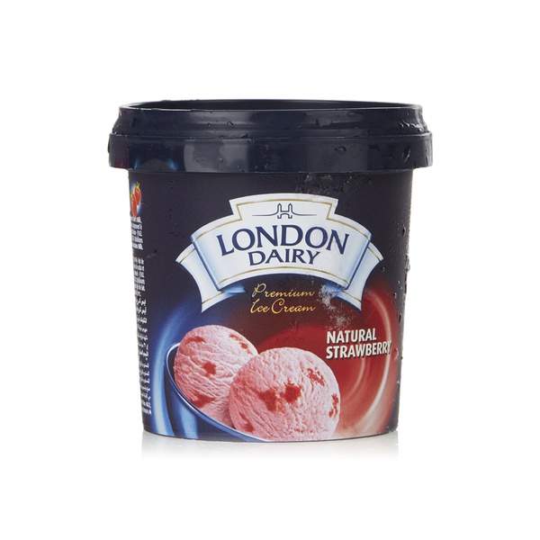 اشتري London Dairy strawberry ice cream 125ml في الامارات
