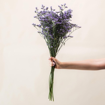 Purple Limonium Bunch
