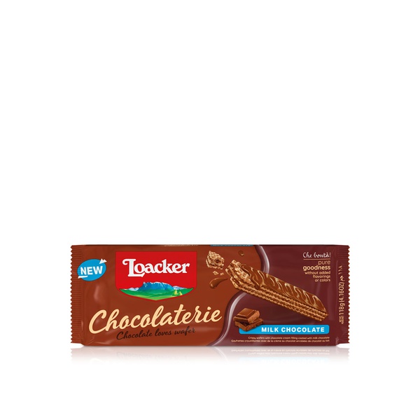 Loacker Chocolaterie Milk Chocolate Wafers 118g
