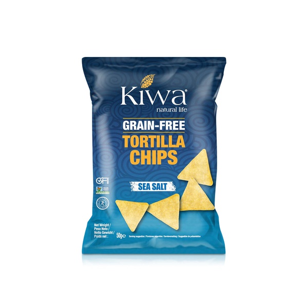 Kiwa Sea Salt Cassava Tortilla Chips 50g