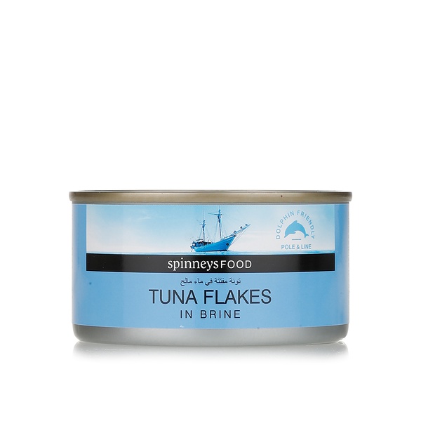 Buy SpinneysFOOD tuna flakes in brine 185g in UAE