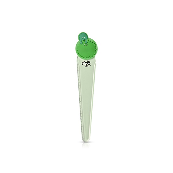 Tinc Character Ruler Green 12cm