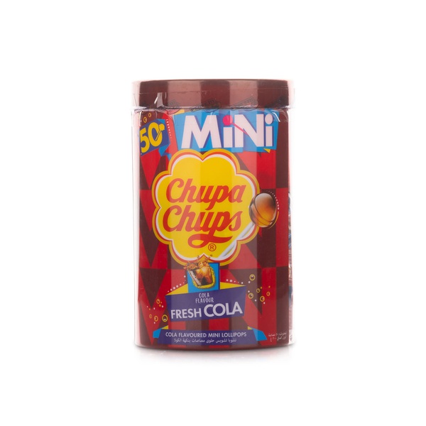 Chupa Chups Mini Cola Lollipop Tub 300g - Spinneys UAE