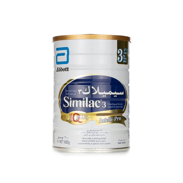 Buy Abbott Similac Gainplus Intellipro growing up formula milk stage 3 1.6kg in UAE