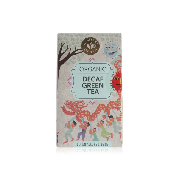 Buy Ministry of Tea organic decaf green tea 35g in UAE
