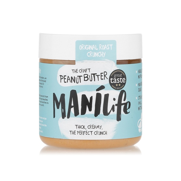 Buy Manilife original roast crunchy peanut butter 295g in UAE