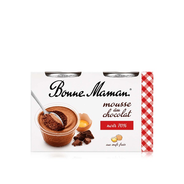 Bonne Maman Intense Dark Chocolate Mousse 50g x 4