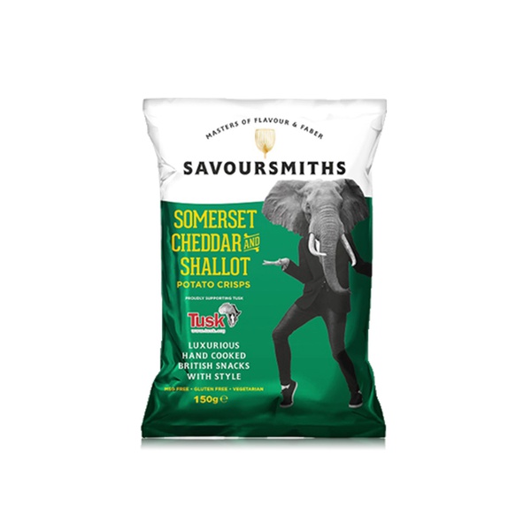 Savoursmiths Somerset Cheddar and Shallot Crisps 150g
