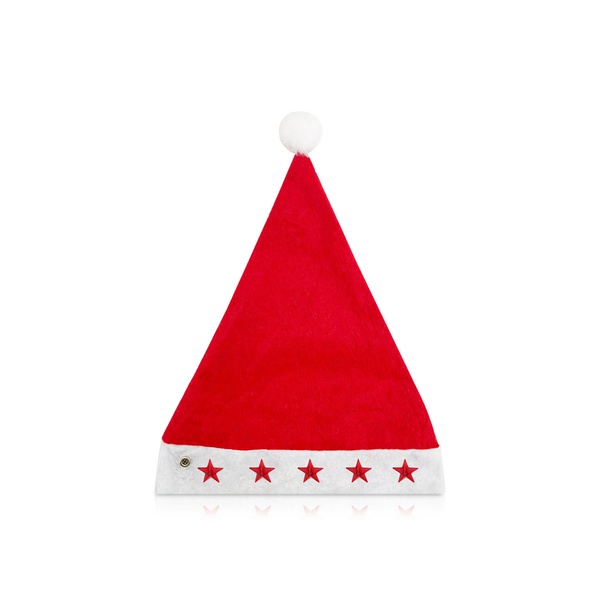 Christmas Magic Christmas Santa Hat Light Up Adult