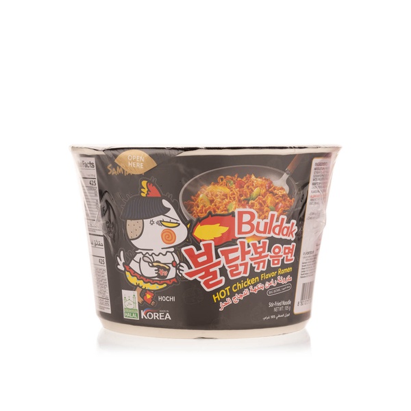 اشتري Samyang buldak original hot chicken ramen bowl 105g في الامارات