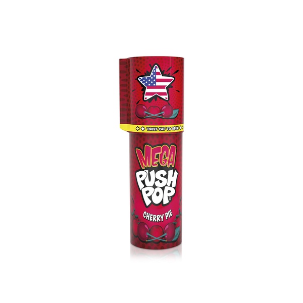 Bazooka Mega Push Pop Cherry 30g