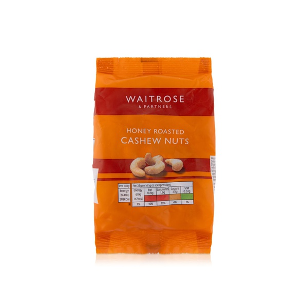 Waitrose Honey Roasted Cashews 100g