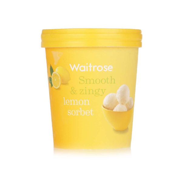 Waitrose Lemon Sorbet 500ml