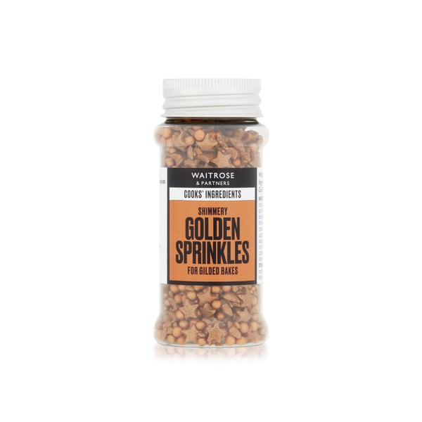 Waitrose Cooks' Ingredients Golden Sprinkles 75g