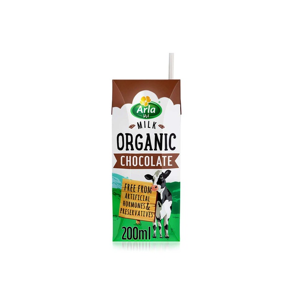 Buy Arla Organic chocolate milk 200ml in UAE