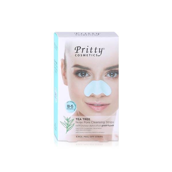Pritty Nose Pore Strips Tea Tree x 6