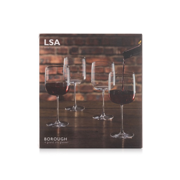 Lsa Borough Grand Cru Glass Clear 660ml 4 Pack