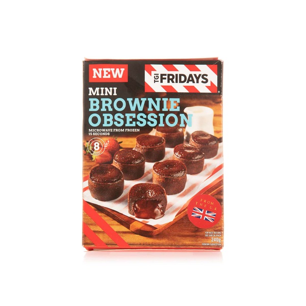 TGI Fridays Frozen 8 Mini Brownie Obsession 240G
