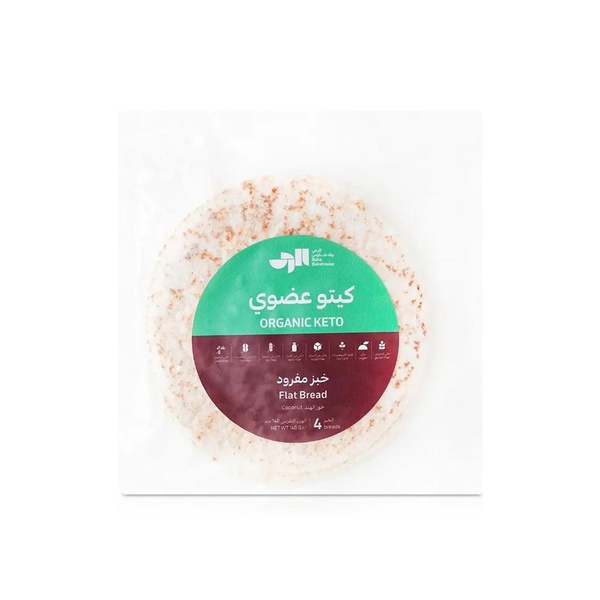 Raha Bakehouse Organic Keto Flat Breads x 4 140g