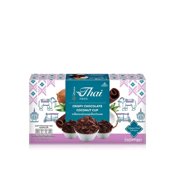 My Choice Thai Crispy Chocolate Coconut Cup Gluten Free 90g - Spinneys ...