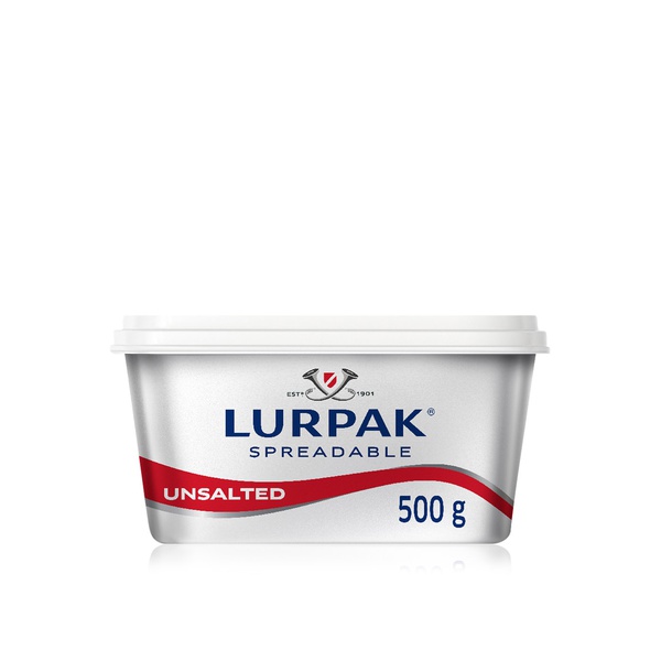 Lurpak Unsalted Spreadable Butter 500g