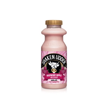 Shaken Udder Raspberry Ripple Milkshake 330ml
