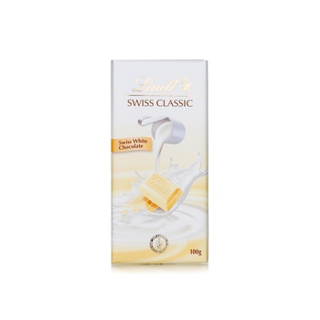 Lindt Swiss Classic White Extra Fine Chocolate 100g
