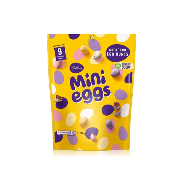 Cadbury Mini Eggs Chocolate Multipack Pouch 287g