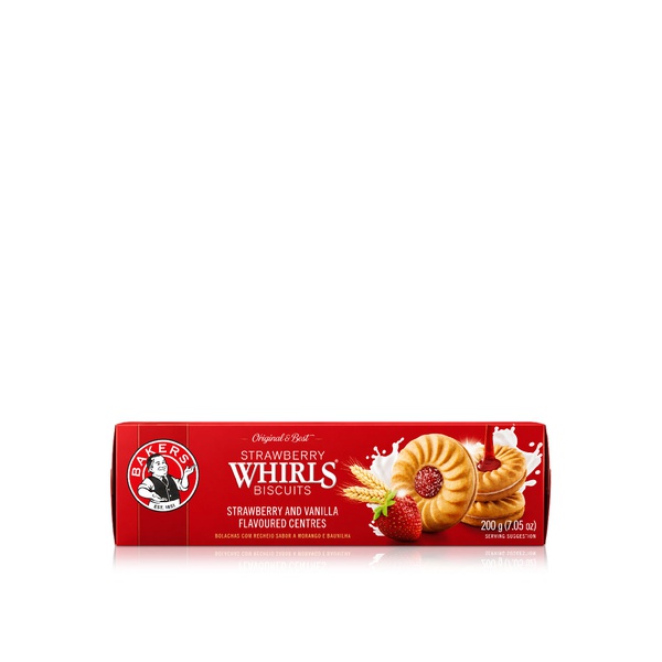 Bakers Strawberry Whirls 200g