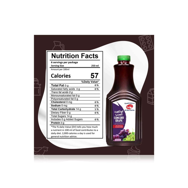 Al Ain Farms Concord Grape Nectar 1.5 litre