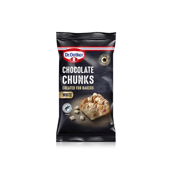 Dr.Oetker White Chocolate Chunks 100g