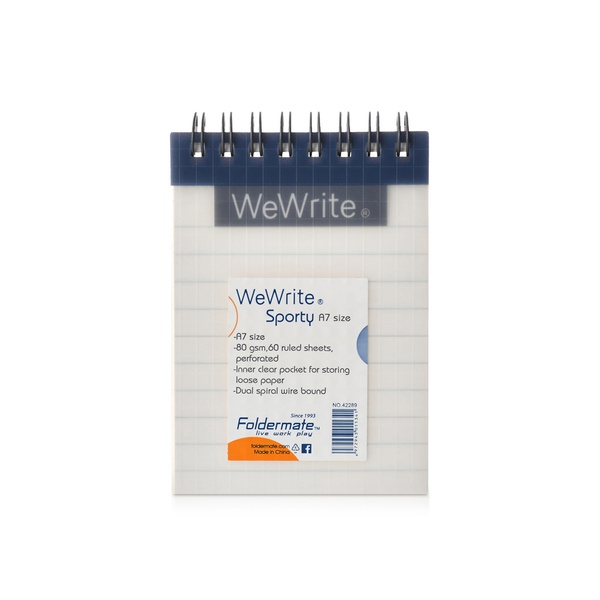 FolderMate WeWrite Sporty A7 Spiral Notebook