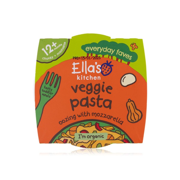 Buy Ellas Kitchen veggie pasta oozing with mozzarella 120g in UAE