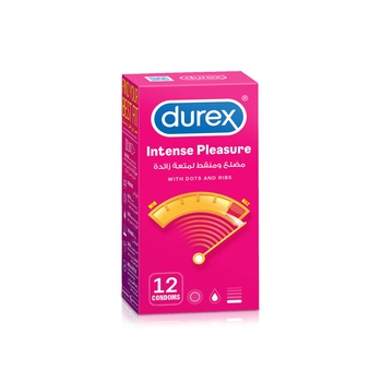 Durex Intense Pleasure Condoms x 12