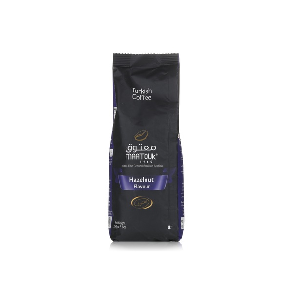 اشتري Maatouk blend Turkish coffee with hazelnut 250g في الامارات