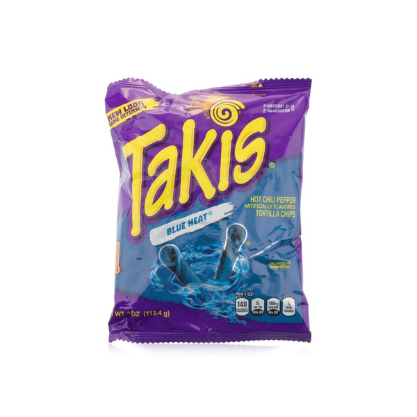 Buy Takis blue heat tortilla chips 113.4g in UAE