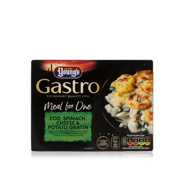 Youngs gastro cod, spinach and cheese gratin 360g price in UAE