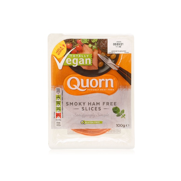 Quorn vegan smoky ham slice 100g Spinneys UAE