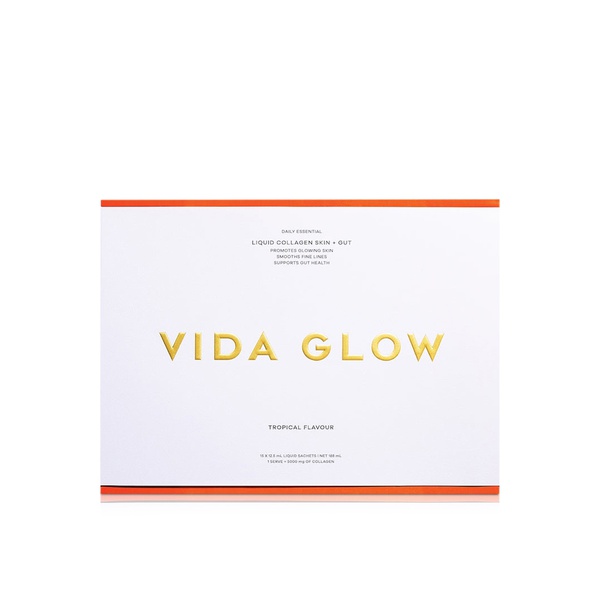 Vida Glow Topical Skin + Gut Liquid Collagen Sachets 12.5ml x 15