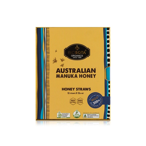 Biosota Organic Manuka Honey Straws MGO 300 144g