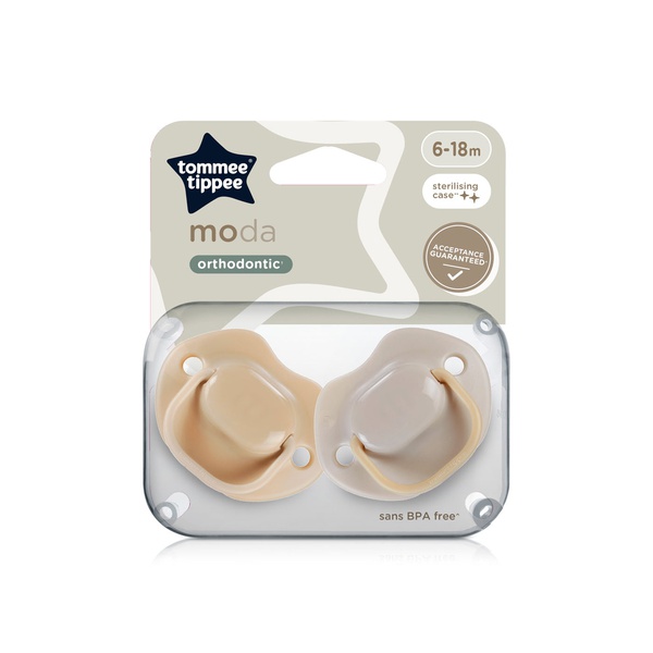 Tommee Tippee Fun Style Soothers 6-18M x 2