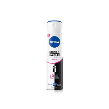 Nivea Black & White Invisible Deodorant Spray 150ml