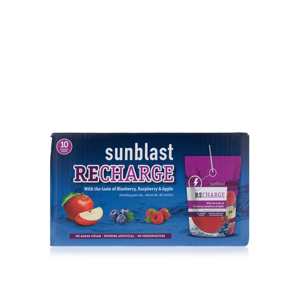 Buy Sunblast recharge blueberry, raspberry and apple 200ml in UAE