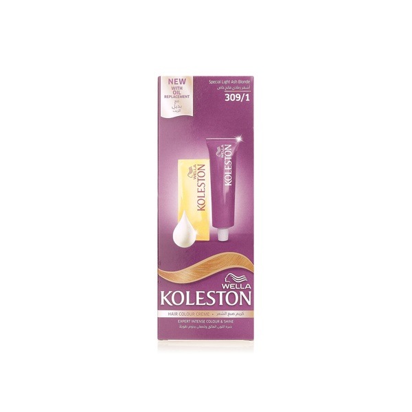 Wella Koleston Light Ash Blonde Hair Colour Creme 309/1