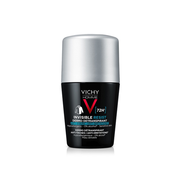 Vichy Men 72H Invisible Resist Anti-Stain Roll On 50ml