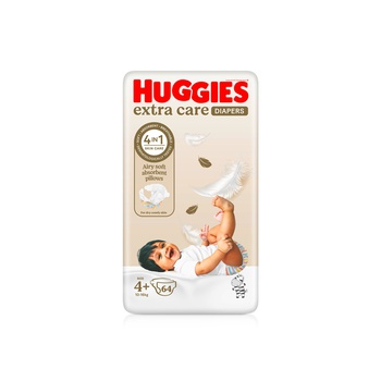 Huggies Extra Care Size 4+ 64s