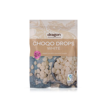 Dragon Superfoods Choco Drops White Organic 200g